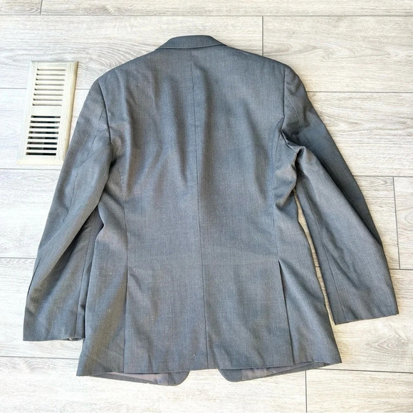 Michael Kors Pure Wool Pinstriped  Blazer in Grey - Picture 12 of 16